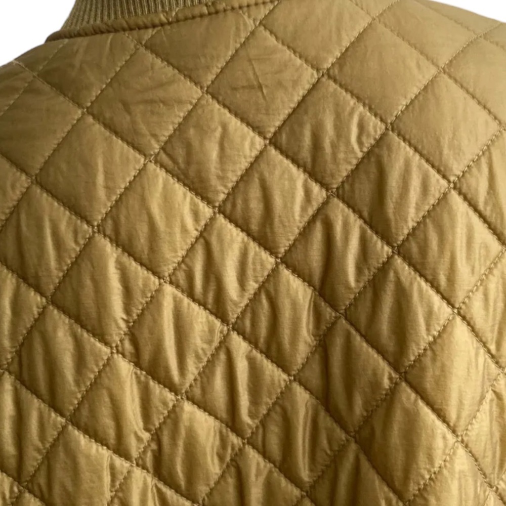 SOLD Free People Moss / Olive Green Easy Quilted Oversized Jacket Size Small - Picture 4 of 11